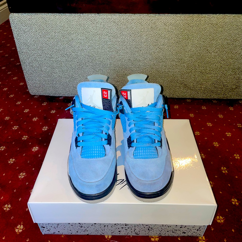 Jordan 4 University Blue’s